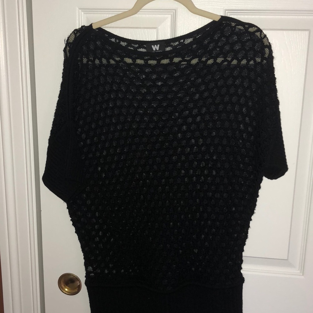 W BY WORTH LIGHT SHORT SLEEVE SWEATER